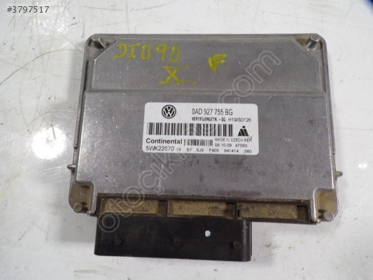 Volkswagen Touareg Motor Beyni / 5WK22070 19 / 0AD927755BG
