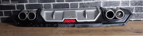 15-20 orj hatasız Honda civic fc5 egsoz görünümlü difüzör