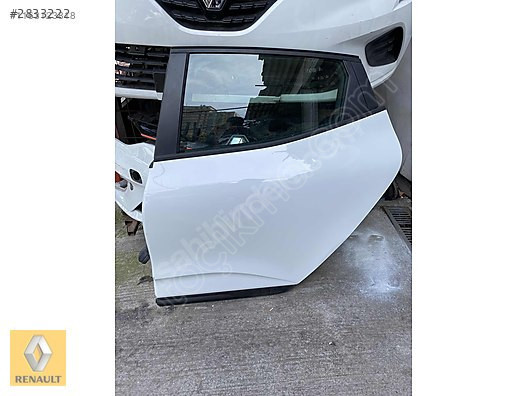 RENAULT CLIO 5 BEYAZ HATASIZ SOL ARKA KAPI VE DİĞER PARÇALARI