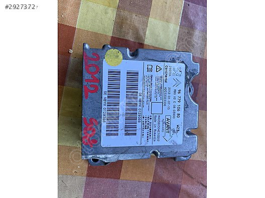 2012 Peugeot 508 1.6 dizel airbag beyni EMR OTOMATİV