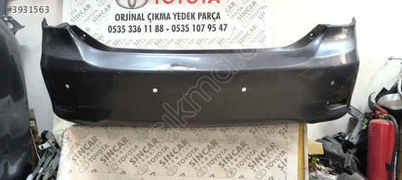 TOYOTA COROLLA 2010 2012 ARKA TAMPON ÇIKMA ORJİNAL