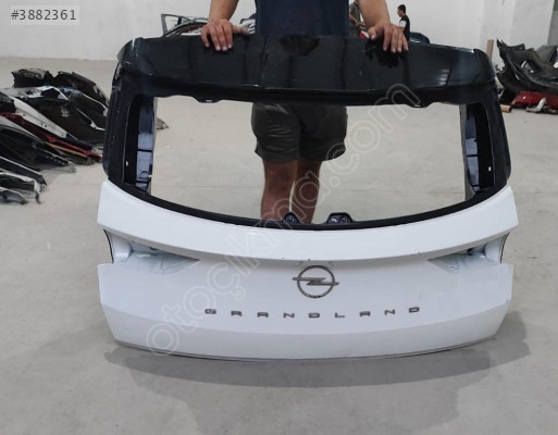 OPEL GRANDLAND BEYAZ BAGAJ KAPAĞI ORJINAL BOYASIZ