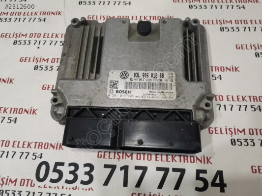 03L906018BB 03L907309R 0281016406 VW GOLF MOTOR BEYNİ