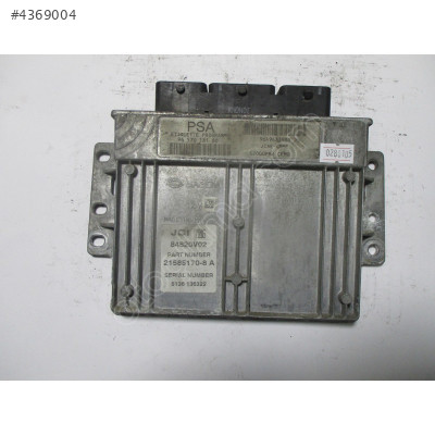 Citroen C3 Motor Beyni 9657018180 9649433980 JCAE-CMME S2000PM2