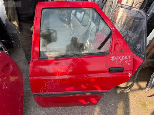 FORD ESCORT SOL ARKA KAPI ORJİNAL ÇIKMA 95-00 MODEL KIRMIZI