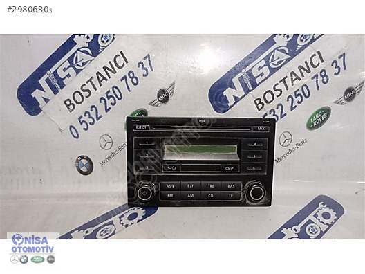 VOLKSWAGEN POLO RADYO KONTROL PANELİ ORJ ÇIKMA 6Q0035152