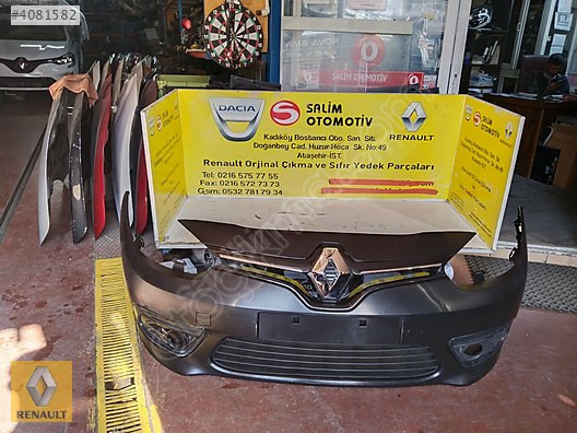RENAULT FLUENCE SIFIR DOLU ÖN TAMPON VE DİGER PARÇALARI