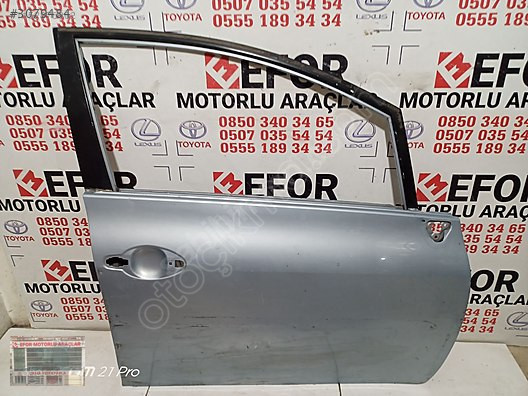 TOYOTA AURİS SAĞ ÖN KAPI ÇIKMA ORİJİNAL PARÇA 2007-2012