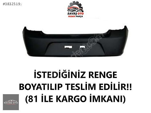 SYMBOL THALİA ARKA TAMPON 2009+ İSTEDİĞİNİZ RENGE BOYANIR AL TAK