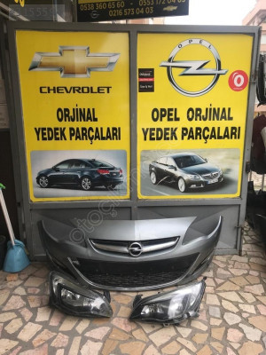 opel astra j makyajlı kasa dolu ön tampon takım far