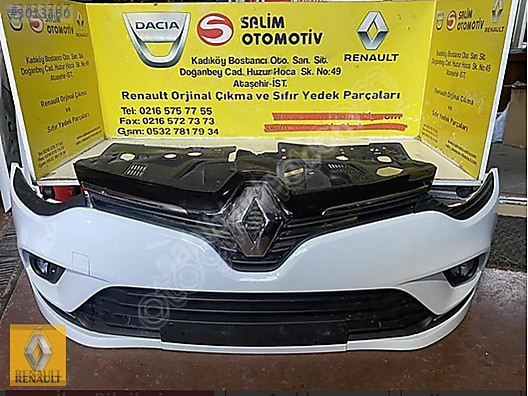 RENAULT CLİO 4 ÖN DOLU TAMPON CIKMA ORJINAL VE DİĞER PARCALAR