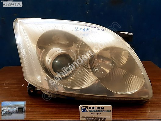 OTO CEMDEN ÇIKMA 2003-2006 TOYOTA AVENSİS SAĞ FAR