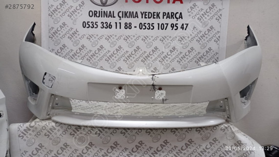 TOYOTA COROLLA 2013 2016 ÖN TAMPON ÇIKMA ORJİNAL