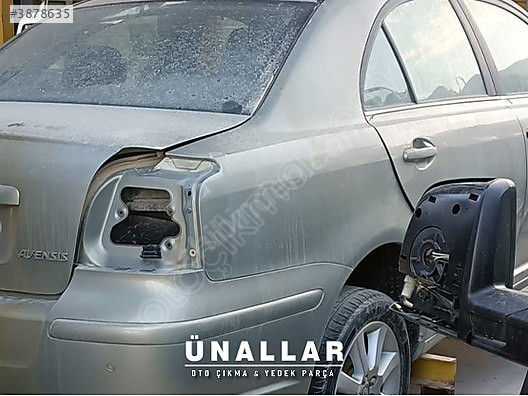 TOYOTA AVENSİS SAĞ ARKA ÇAMURLUK ve TÜM AKS| ÜNALLAR OTO ÇIKMA |