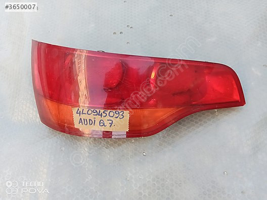 AUDİ Q7 SOL STOP LAMBASI OEM 4l0945093 ÇIKMA SÖKME YEDEK PARÇA