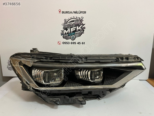 PASSAT B8.5 SAĞ FAR ORJİNAL (CAM+KASA) 3G1941082P