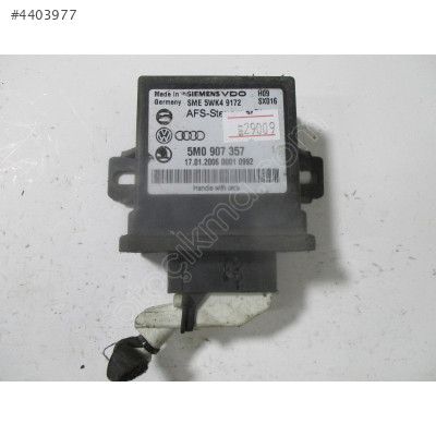 Audi Volkswagen Seat Far Ayar kontrol Beyni 5M0907357 5WK49172