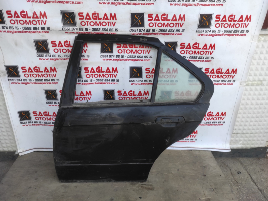 ÇIKMA BMW E34-E-34 SOL ARKA KAPI KELEBEK CAMI
