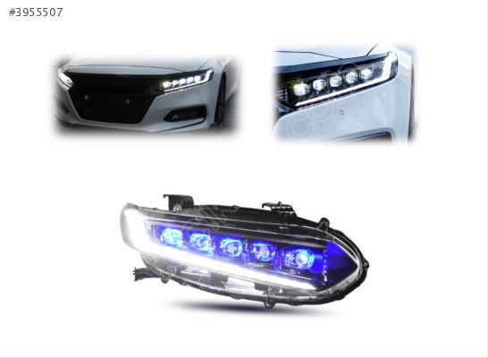 ACCORD 2020+ IÇIN UYUMLU 5 LENS LED FAR