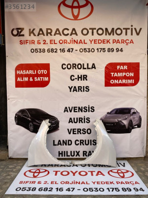 2024-2025 TOYOTA C-HR ÇIKMA ORJİNAL SOL ÖN ÇAMURLUK