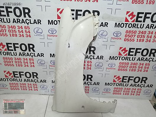 TOYOTA HİLUX SAĞ ÖN ÇAMURLUK ÇIKMA ORJİNAL PARÇA 2000-2005