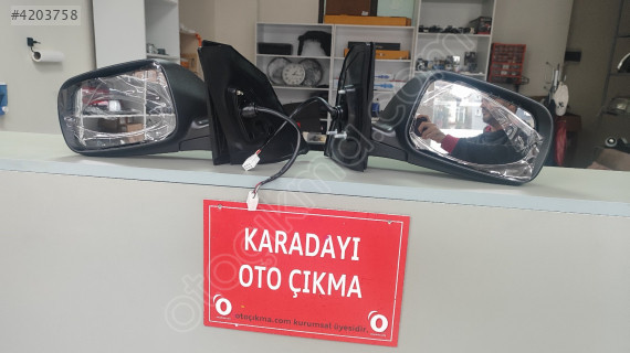 Toyota Corolla 2002-2008 Elektrikli ısıtmalı sağ sol ayna Sifir