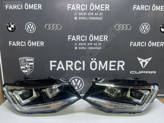 VOLKSWAGEN CADDY SAĞ-SOL TAKIM ÖN FAR ORJİNAL ÇİFT MERCEK