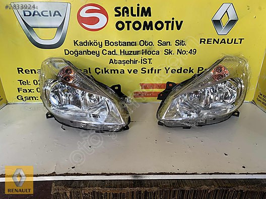 2007 Clio 3 Orjinal Sol Far ve Diğer Çıkma Parçalar