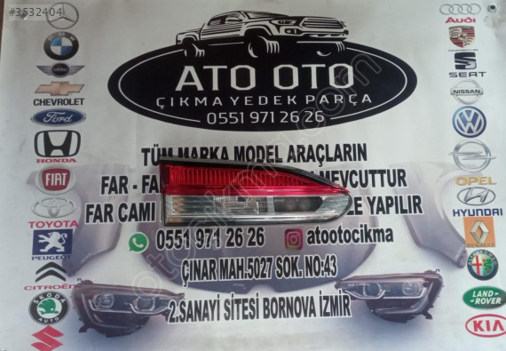 TOYOTA COROLLA CROSS ORJİNAL ÇIKMA SOL STOP
