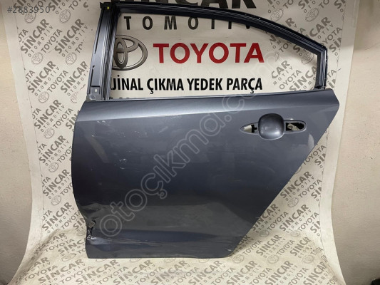 TOYOTA COROLLA 2019 2024 SOL ARKA KAPI ÇIKMA ORJİNAL
