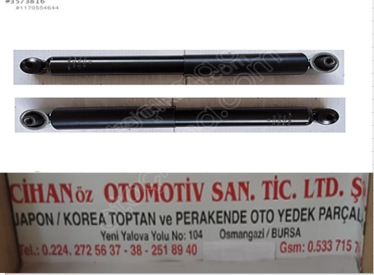 NISSAN QASHQAI ARKA AMORTİSÖR 2014-2018 SAĞ SOL TAKIM