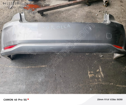 TOYOTA COROLLA ARKA TAMPON OTO FEDAİ