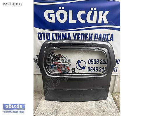 Fiat Doblo 5 2024 Bagaj Kapağı ORJİNAL BOYASIZ Füme/Beyaz