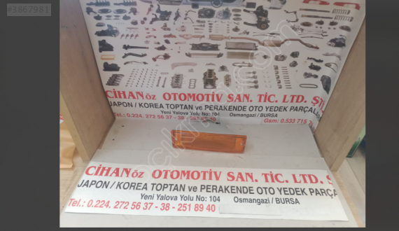 MİTSUBİSHİ L200 1987-1998 SAĞ,SOL SARI TAMPON SİNYALİ ADET FİYATI