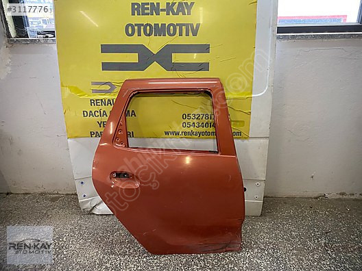DACİA SANDERO SAĞ ARKA KAPI TURUNCU ORJ RENKAY OTO KOCAELİ