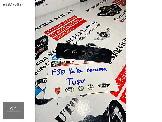 BMW F30 KONTROL DÜĞME TUŞU - YAYA KORUMA - ÇARPIŞMA ÖNLEYİCİ