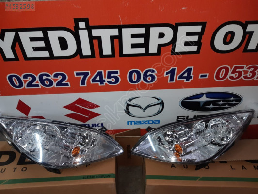mitsubishi colt sağ sol far