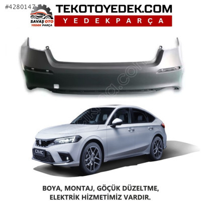 CİVİC FE1 ARKA  TAMPON 2021 2022 2023 2024 2025 - KAMPANYA