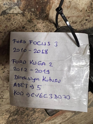 2010-18 FORD FOCUS-KUGA DİREKSİYON KUTUSU ÇIKMA ORJ CV6C3D070