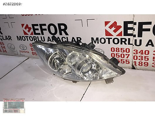 TOYOTA AURİS SAĞ FAR ÇIKMA ORJİNAL PARÇA 2010-2012