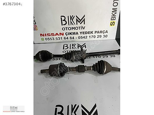 Nissan qashqai 2.0 dizel 4x4 sağ sol aks