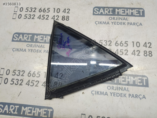 ÇIKMA TOYOTA COROLLA SAĞ ARKA KELEBEK CAMI 43R-00097