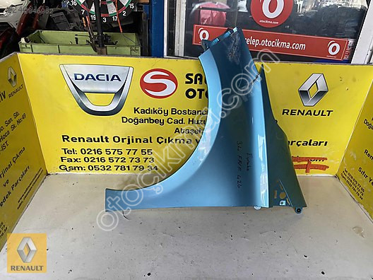 RENUALT ZOE ÇIKA ORJİNAL SOL ÖN ÇAMURLUK VE DİĞER PAR