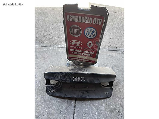 Audi A3 bagaj kapağı çıkma orijinal