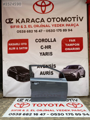 2019-2025 TOYOTA COROLLA ÇIKMA ORJİNAL SÖKME SAĞ ÖN KAPI