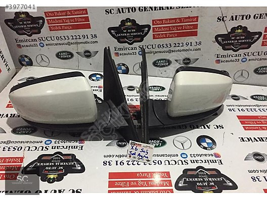BMW X6 SAĞ SOL BEYAZ DİKİZ AYNASI
