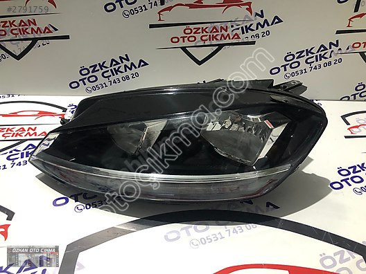 Orjinal Volkswagen Golf 7,5 Sol Ön Far - Oto Çıkma Parçaları