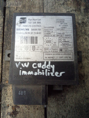 Volkswagen Caddy immobilizer beyni