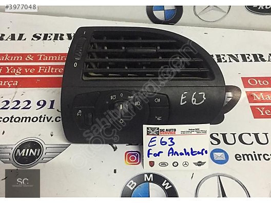 BMW 6 SERİSİ E63 FAR ANAHTARI