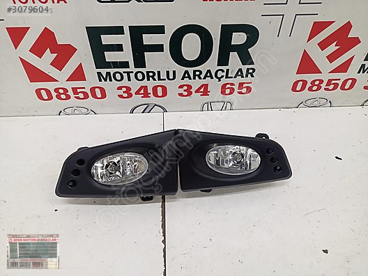 HONDA JAZZ SIFIR SAĞ ÖN SİS FAR SOL ÖN SİS FAR TK 10-12
